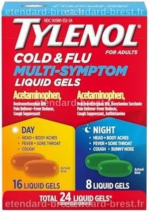 Amazon.com: Tylenol Day & Night Cold & Flu Multi-Symptom Liquid Gels ...