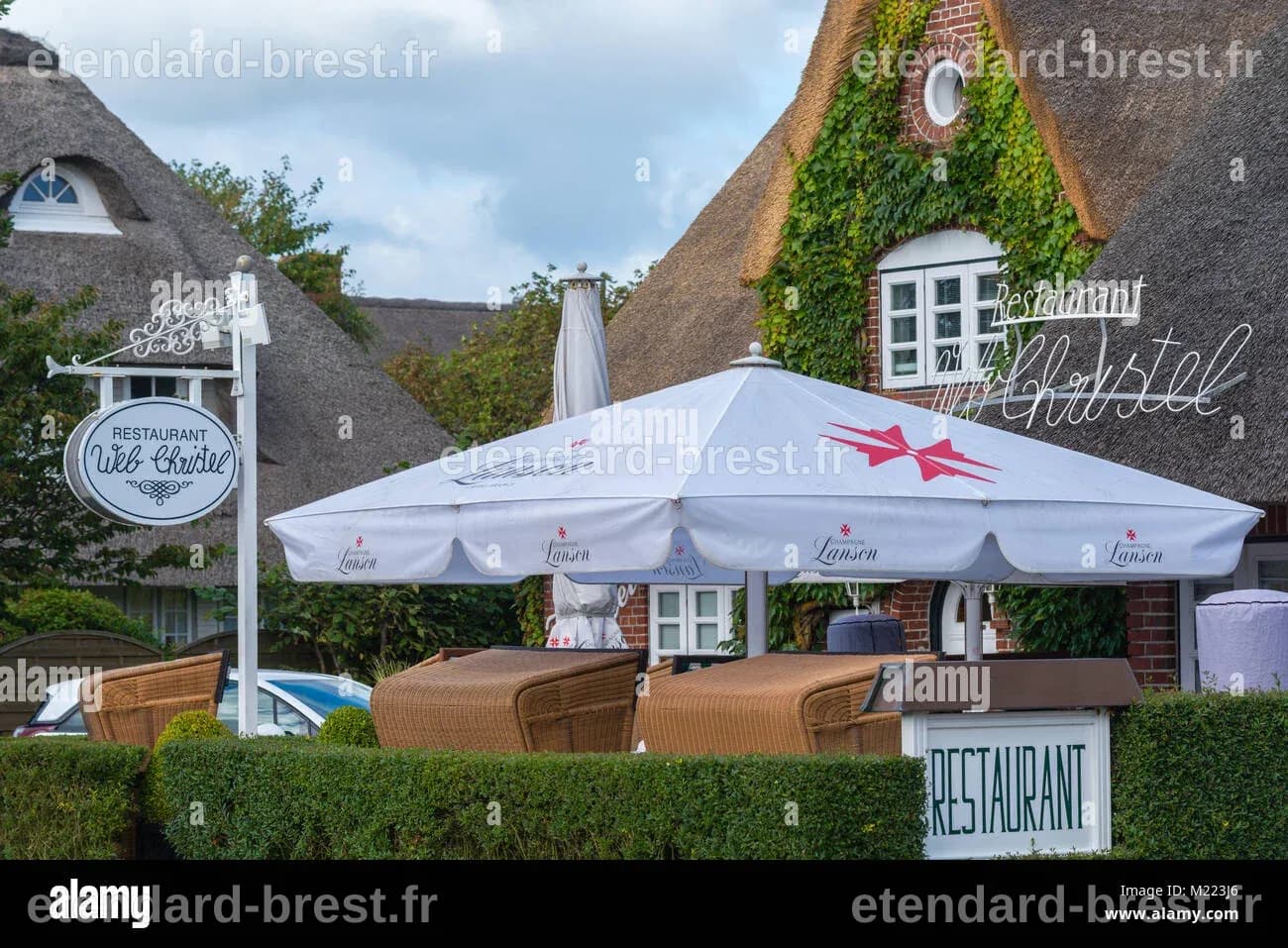 Restaurant " Web-Christel", Westerland, island of Sylt, North Sea ...